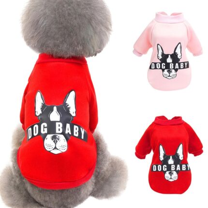 Puppy Sweater for Small Dogs Clothes Warm Winter Cat Clothes Pet Sweatshirt Knitwear