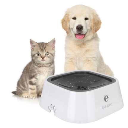 Pet Floating Water Bowl Slow-Down Pet Water Bowl No Spill Anti-Overflow Anti-Choking