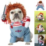 Pet Deadly Doll Dog Costume Novelty Dog Halloween Costumes