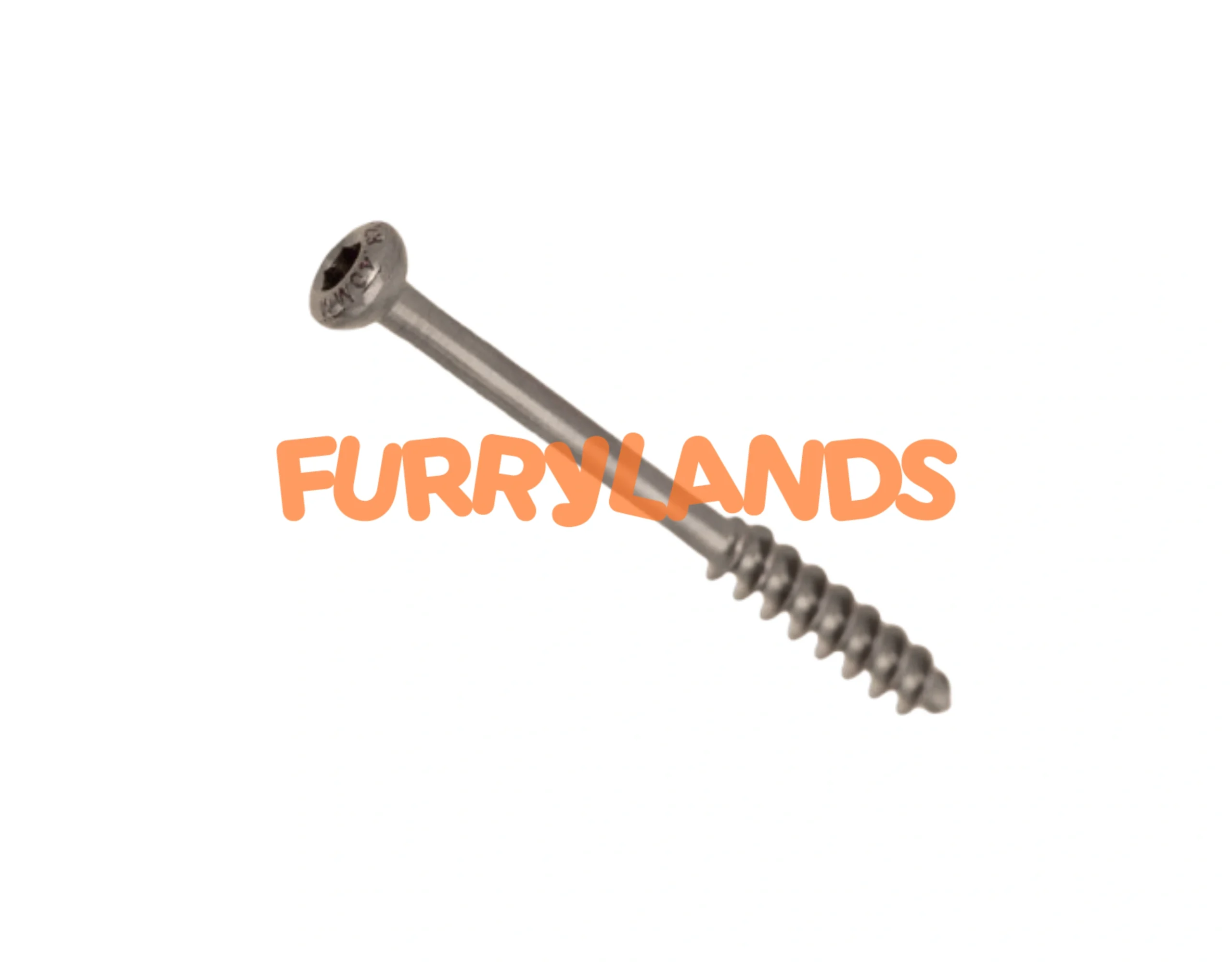 4.0mm Cancellous Screw Partially Threaded with Hexagonal Socket for Orthopedic Fixation