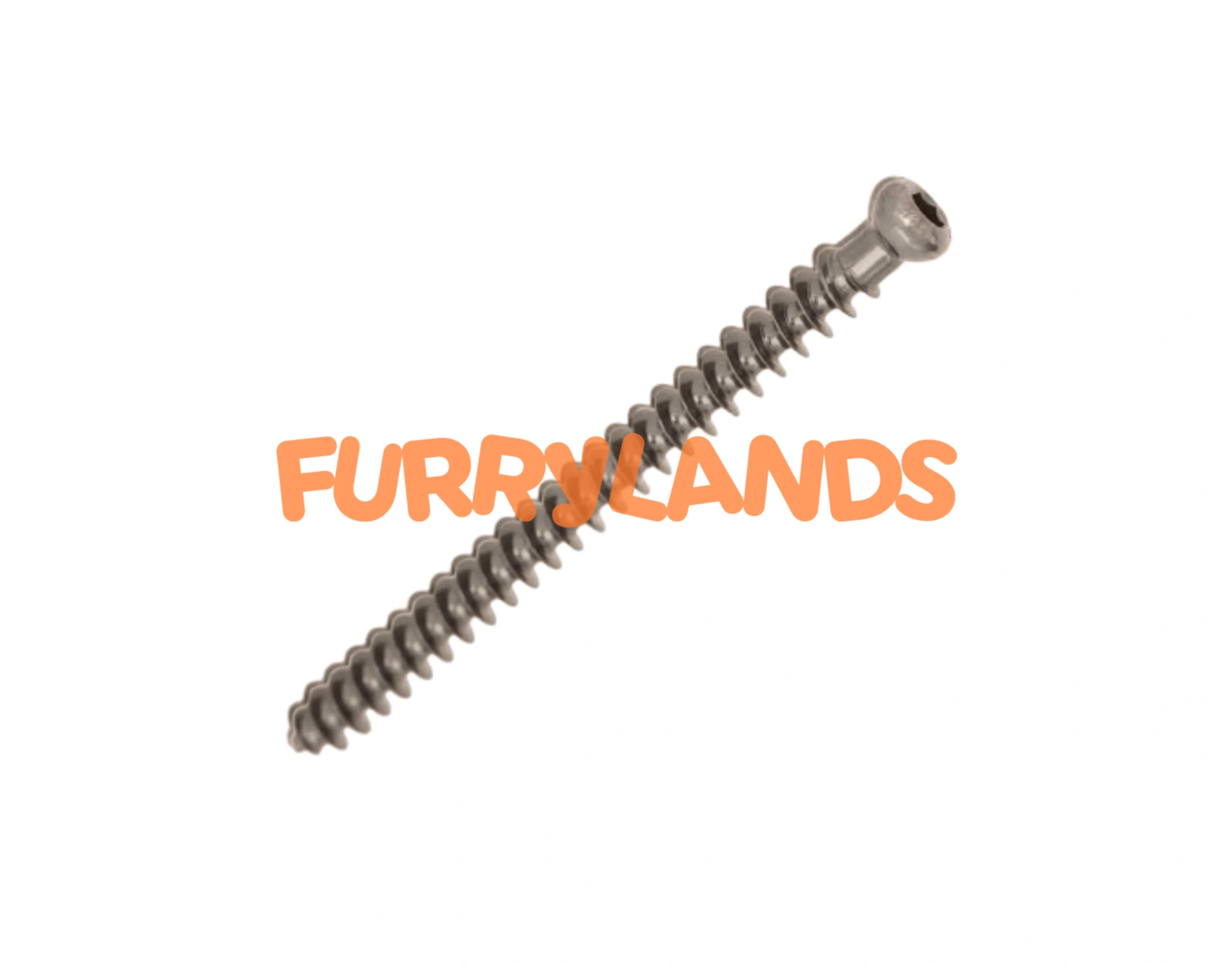 Fully Threaded Cancellous Screw 6.5mm with Hexagonal Socket for Orthopedic Fixation