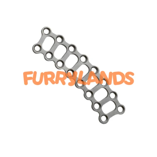 Veterinary Curved Locking Strut Plate 2.0 mm 16 Hole for Small Animal Skeletal Reconstruction