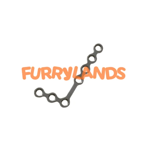 Veterinary Oblique Locking L Plate 100 Degree 2.0 mm Three Head Holes